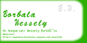 borbala wessely business card